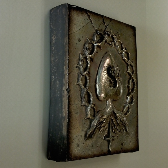 Sid Dickens, S-189 "Victory" silver Memory-Block Sacred Heart *Rare & Retired* - Picture 2 of 8